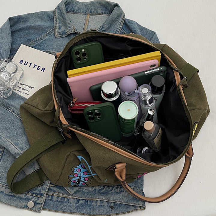 Stylish Graffitti Handbag Teens Travel Bag