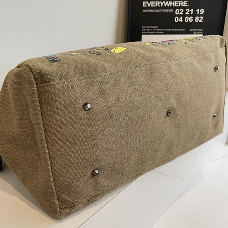 Stylish Graffitti Handbag Teens Travel Bag