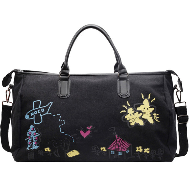 Stylish Graffitti Handbag Teens Travel Bag