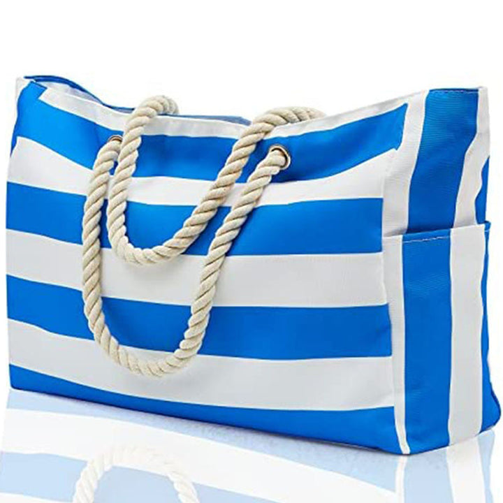 Striped Beach Bag