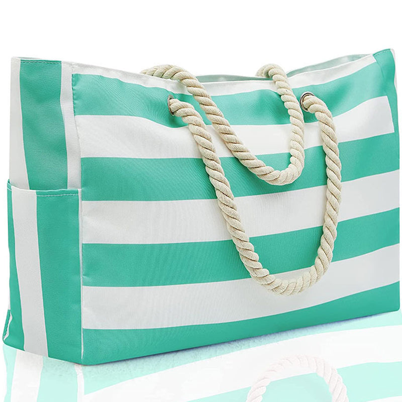 Striped Beach Bag