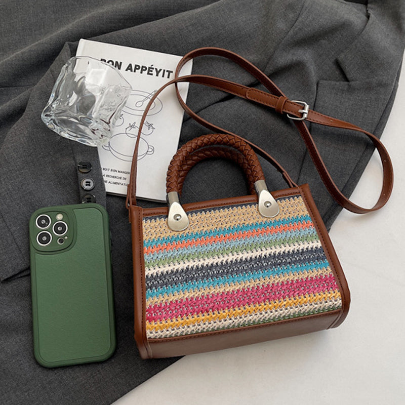 Woven Shoulder Bag