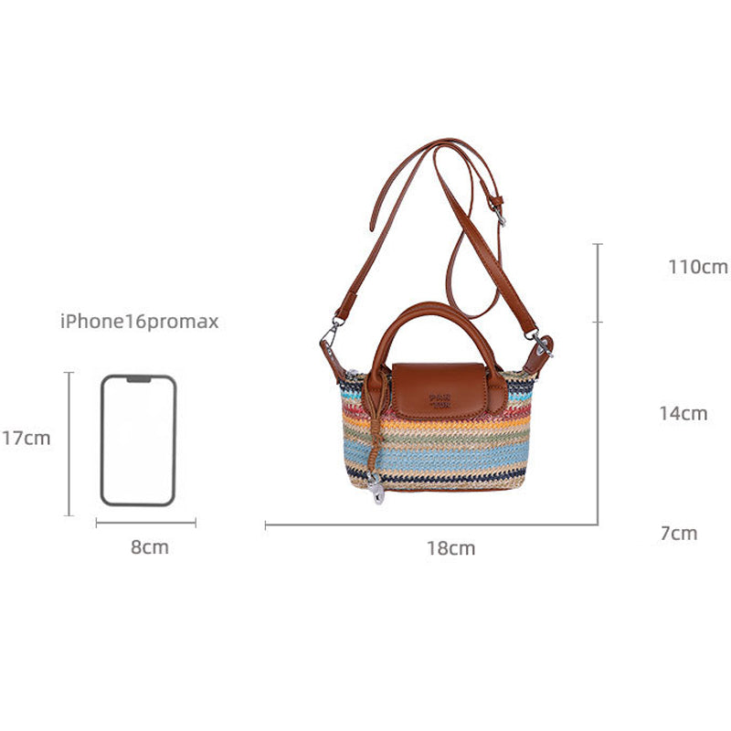 Woven Crossbody Bag